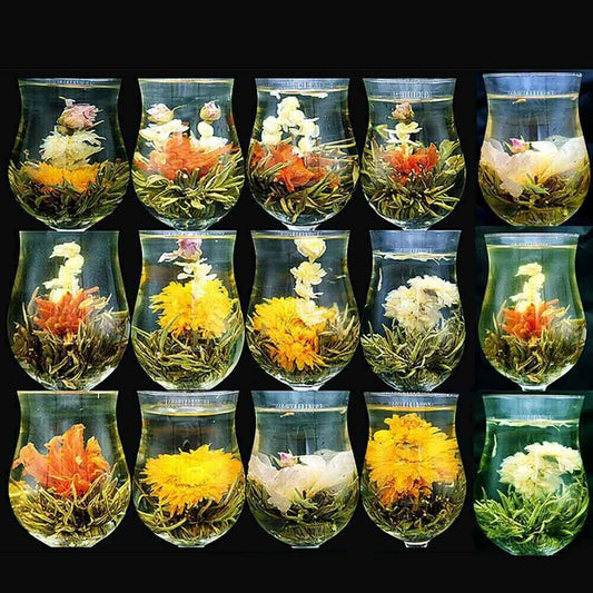 16 Kinds of Flower Handmade Blooming Flower Tea Crafts Herbal Flower Tea 130g