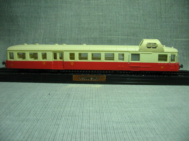 New 1:87 HO Scale Rail Transit Tram Train X-3800 SNCF Dispay 3D Plastic Model