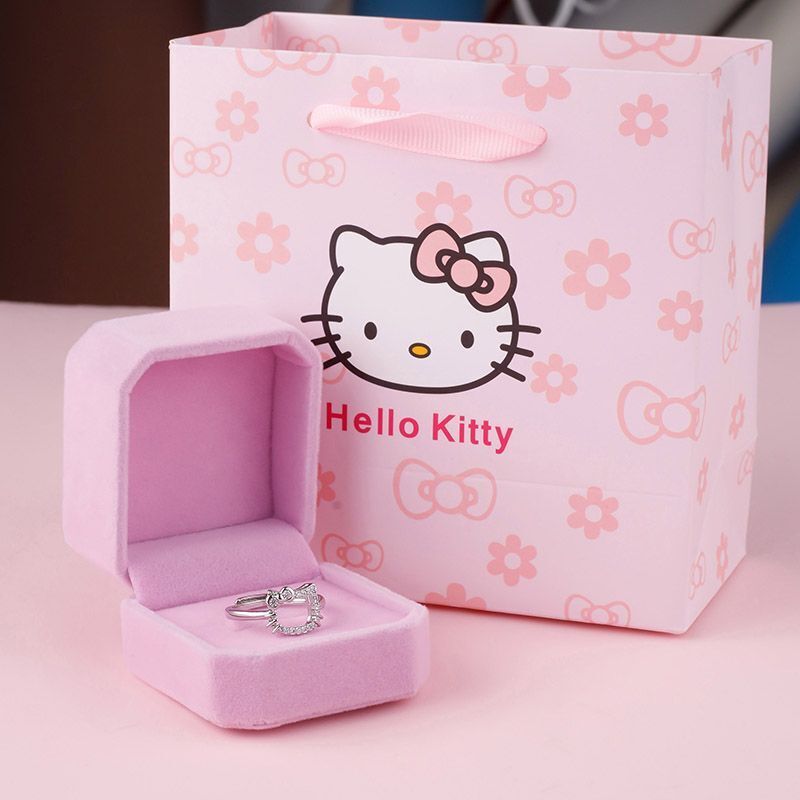 Hello Kitty Necklace | Sterling 925 Silver Sanrio Y2K Charm Necklace