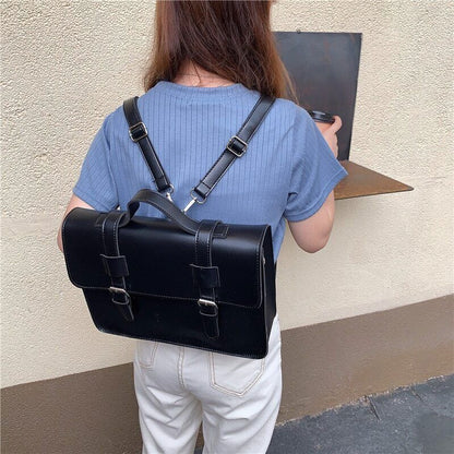 Student School Bag Pu Leather Female Bags Women Shoulder Bag Ladies Totes