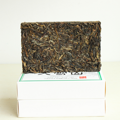250g Aged Puerh Raw Tea Brick Snowy Mountain Pu-erh Tea Old Tree Pu'er Green Tea