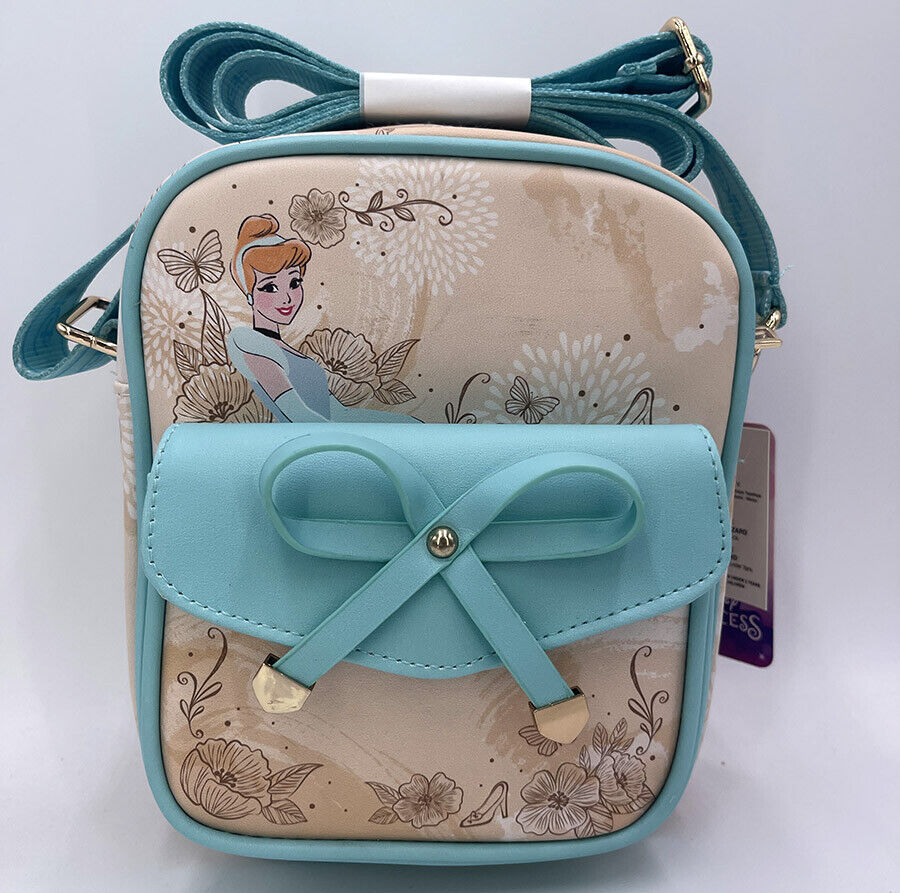Disney Cinderella Glam 8.5" Lady Purse Rare TV Movie Princess Crossbody Bag