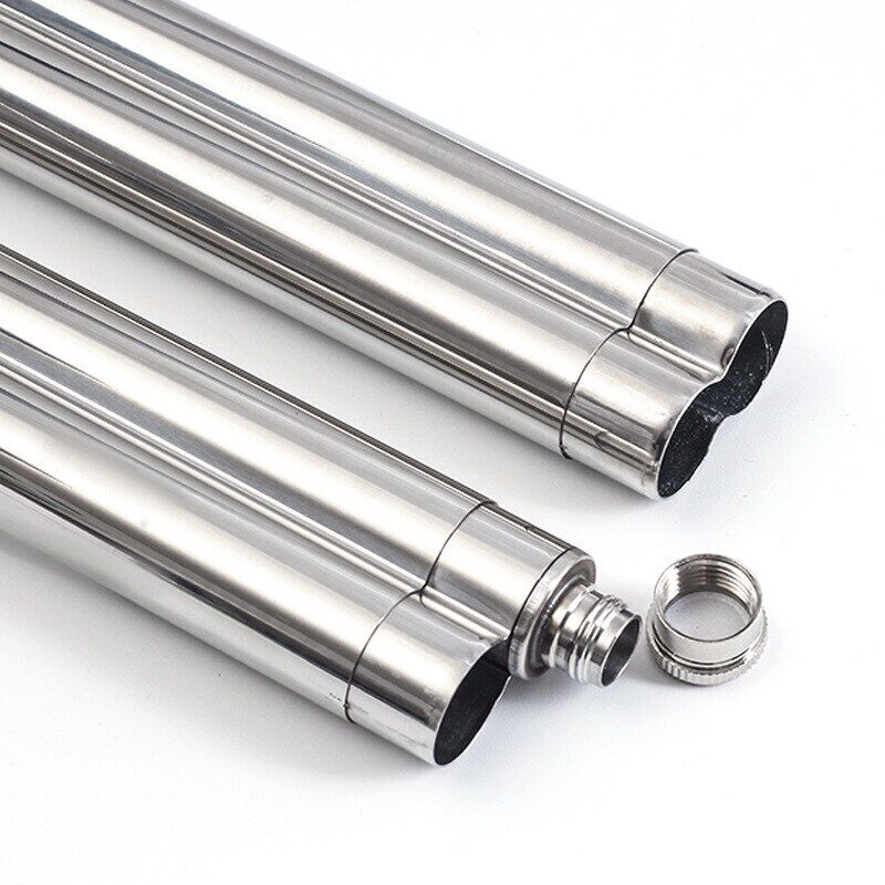 Cigar Tube Storage Cases Stainless Steel Humidor Travel Tobacco Cigarette Holder