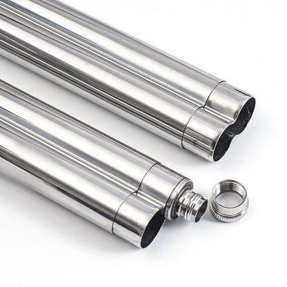 Cigar Tube Storage Cases Stainless Steel Humidor Travel Tobacco Cigarette Holder