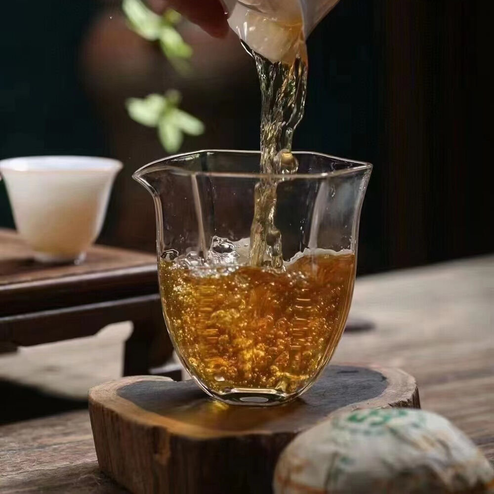 357g Old Pu-erh Raw Tea Cake 2008 Yunnan Qizi Raw Pu'er Cake Tea Aged Puerh Tea