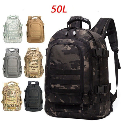 Military Camping Backpack Men Tactical Waterproof Travel Bags Rucksack Hiking