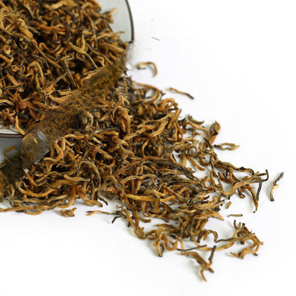 Supreme Wuyi Jinjunmei Eyebrow Black Tea Loose Leaf Golden-Buds