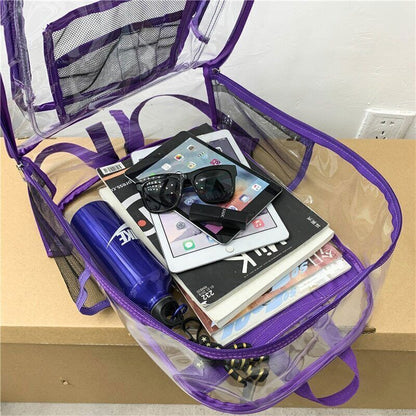 Transparent PVC Set Bag Backpack Unisex Backpack Backpack Couple Bagback