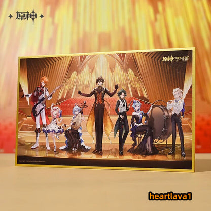 Official Genshin Impact Concert 2023 Atmosphere Light Stick Card Pendant Box Set