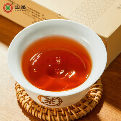 COFCO Anhua Dark Black Tea Jinhua Fu Cha Tea Old Fu Brick Tea 350g