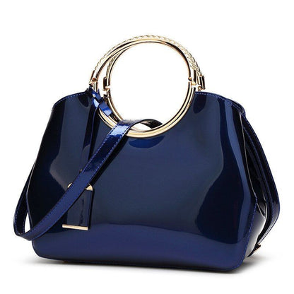 Women Bag Patent Leather Handbag Crossbody Messenger Shoulder Bag 28*22*10.5 CM