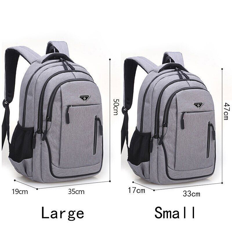 Men's Laptop 15.6 Inch Backpack Oxford School BagTravel Schoolbag Back Pack