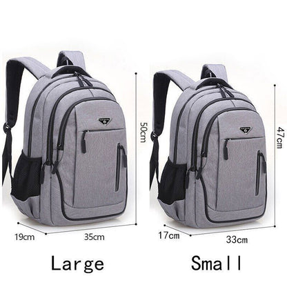 Men's Laptop 15.6 Inch Backpack Oxford School BagTravel Schoolbag Back Pack