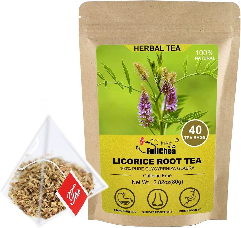 Organic Licorice Root Tea Bags 40 Teabags 2g/bag Licorice Root Herbal Tea