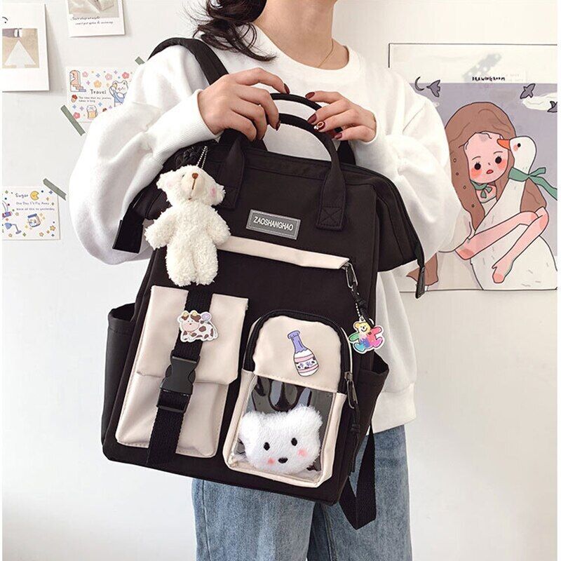 Schoolbag Girl Laptop Bag Travel Shoulders Bag For Women 2023