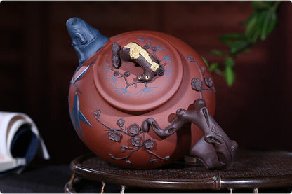 Chinese Yixing Zisha Clay Handmade Exquisite Teapot #8885522