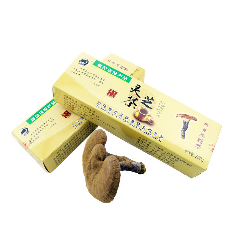 200g Changbai Shan Lucid Ganoderma Tea Bag 100% Pure Instant Chinese Herbal Tea