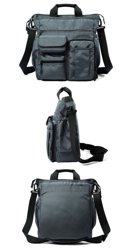 Water Resistant Multi Pockts Nylon Shoulder Bag Crossbody bag Purse Messenger