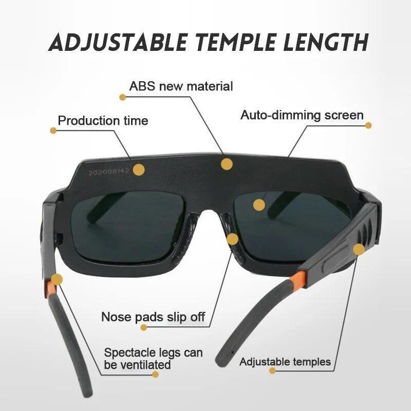 Welding Glasses Auto Darkening Goggles Mask Safety Automatic Dimming Welder Arc