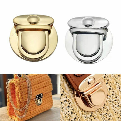 Shoulder Bag Turn Twist Lock Metal Buckle Handbags Accessories Snap Clasps 4.6cm