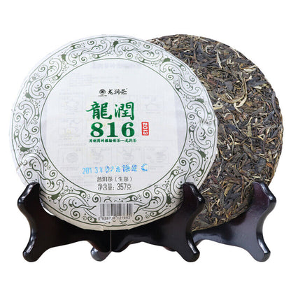 357g Ecology Longrun Pu-erh Tea Cake Yunnan 816 Unfermented Pu'er Puer Tea