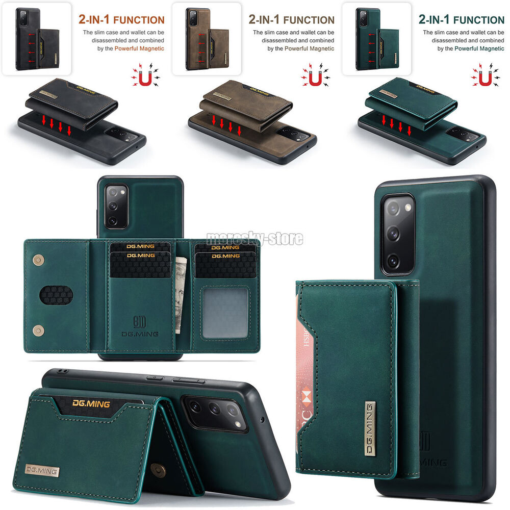 For Samsung Galaxy S20 FE 5G Leather Magnetic Case Cover & Wallet Card Holder