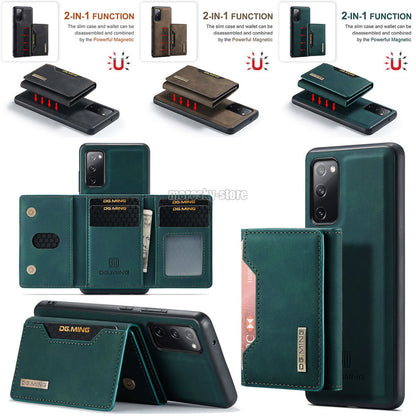 For Samsung Galaxy S20 FE 5G Leather Magnetic Case Cover & Wallet Card Holder