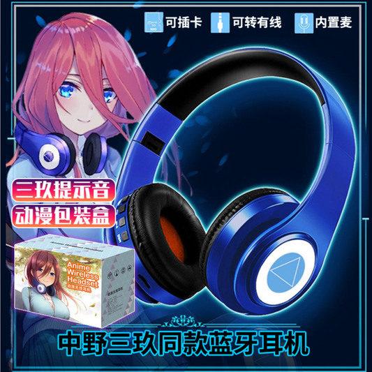 The Quintessential Quintuplets Anime Bluetooth Wireless Headsets Earphone Gift