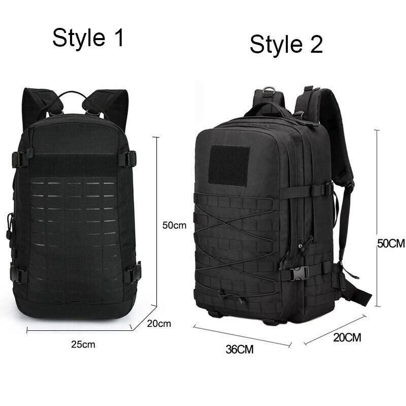 Hiking Backpack Men Camouflage Army Military Bag Mountaineering Climbing