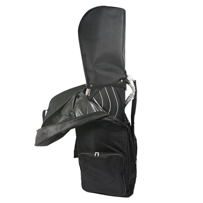 Golf Club Bag Wheeled Travel Cover Bag Case Deluxe Flight Protector Luggage New