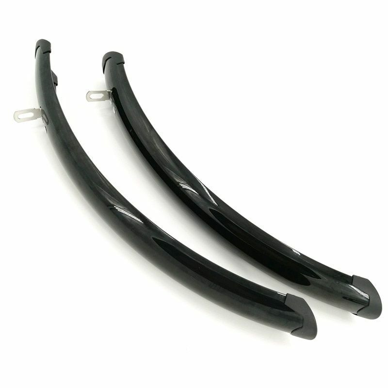 Bicycle Front Rear Fender 700C Road Bike Retro Fixed Gear Parts Aluminum Plastic