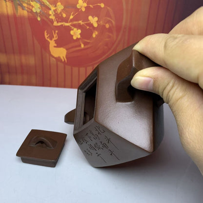 Vintage Chinese Yixing Purple Clay Teapot Zisha Ceremony Teaware Collection Rare