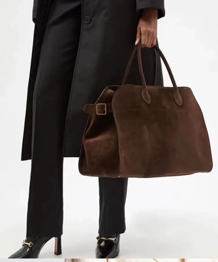 Handbag Cowhide High-Capacity Commuter Bag