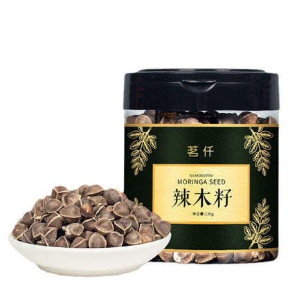 大颗粒辣木籽130g瓶装 Organic Large grain Moringa seeds 130g/bottle