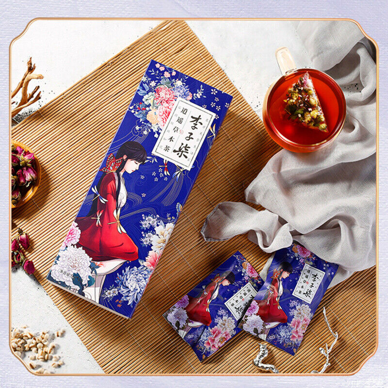 Xiaoyao Herbal Tea Camellias Tea Chixiaodou Barley Rose Tea 9g*10 Chrysanthemums-