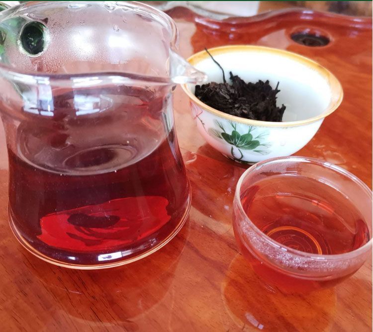 357g, 2012 YUNNAN Menghai qizi Puer Ripe Pu-erh Cake tea Black puerh cha cooked