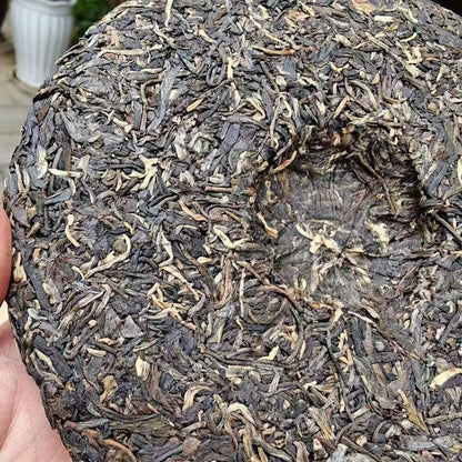357g Yunnan Old Puerh Raw Tea Cake 2011 Panda Sheng Pu-erh Tea Aged Pu'er Tea