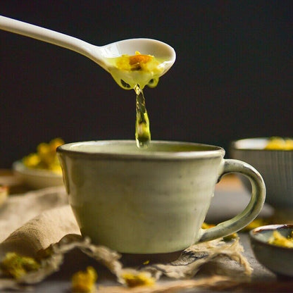 Organic Dried Chrysanthemum Buds Tea Makes A Healthy Tea Relieve Stress