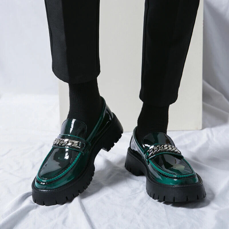 Men Black Leather Shoes Business Wedding Shoe Men Leather Shoes
