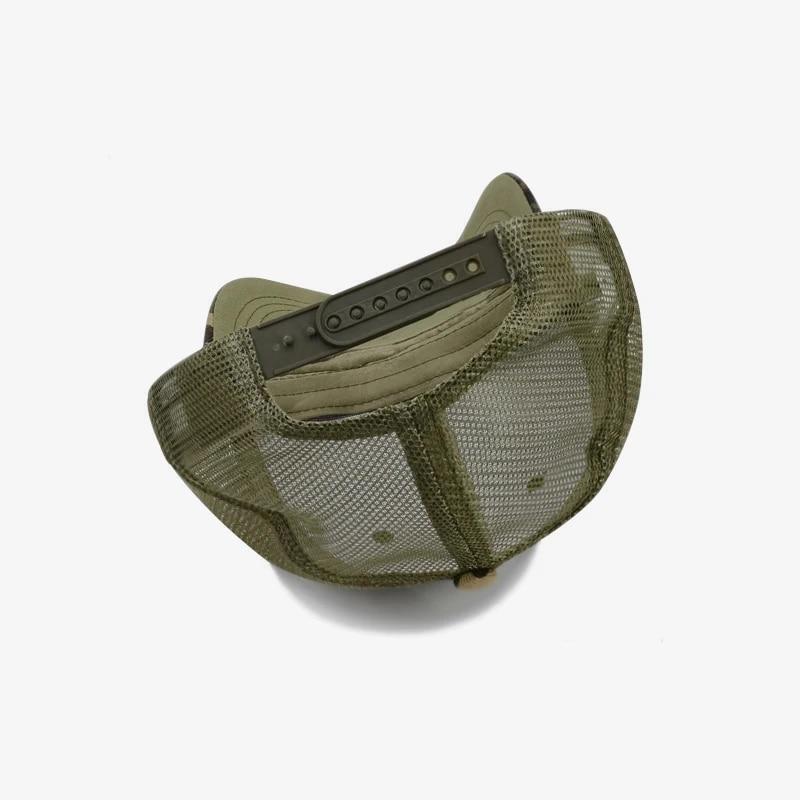 Camuflaje Gorras de Hombre Mujer Snapback Moda Gorra Con Malla Cups