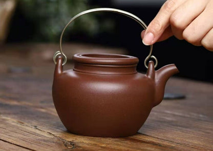 280cc chinese Yixing Handmade Zisha Dicaoqing clay Teapot DanBao Hu Tea Pot