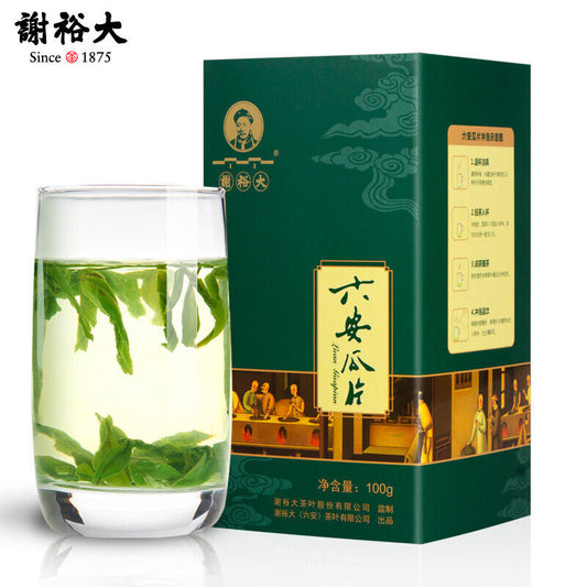 六安瓜片liu an gua pian 100g Green Tea famous Chinese tea谢裕大 香浓春茶 healthy herbal tea