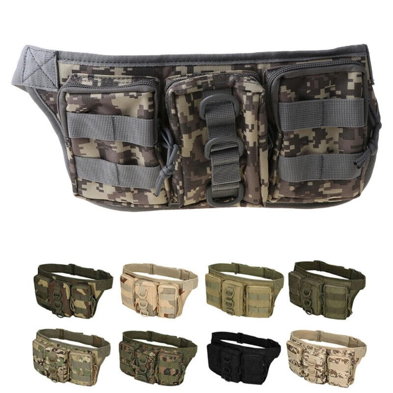 Men Women Outdoor Tactical Bag Tactical Pack Camping Hiking Bag Belt Backpack