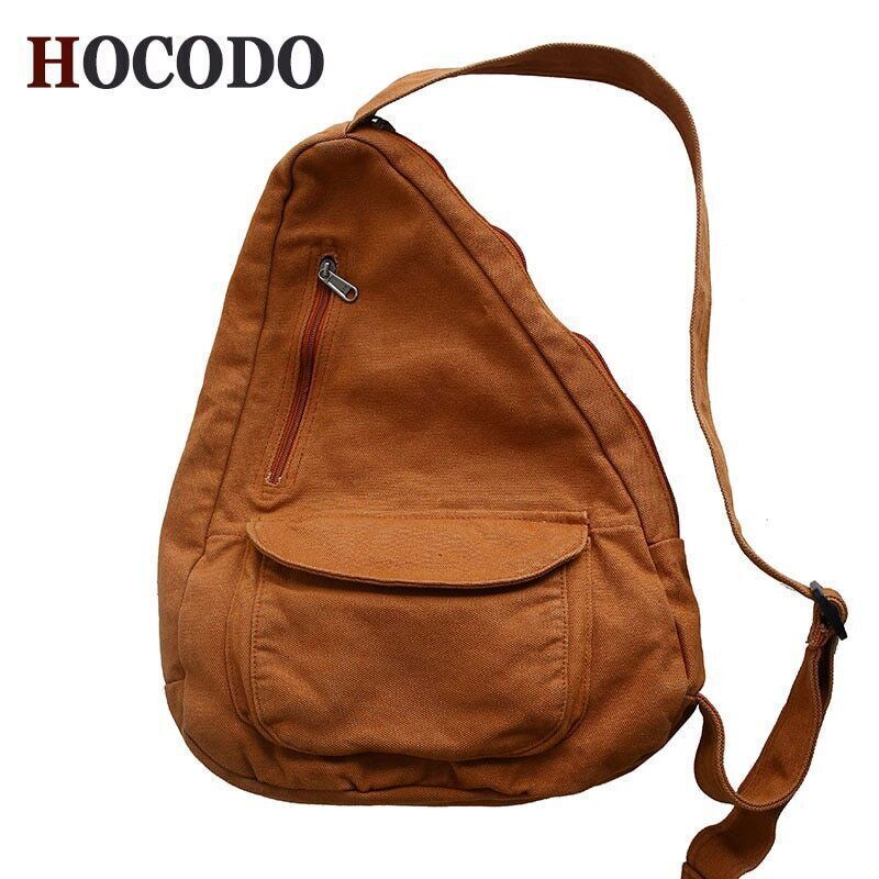 Women Shoulder Bag Canvas Crossbody Female Bag Ladies Chest Bag