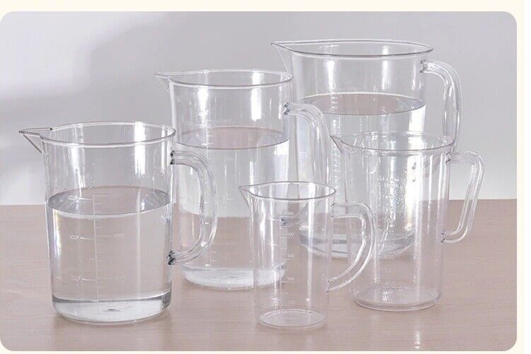 500ml-3L Plastic Measuring Cup Heat Resistant Liquid Jug Container Measure Tools