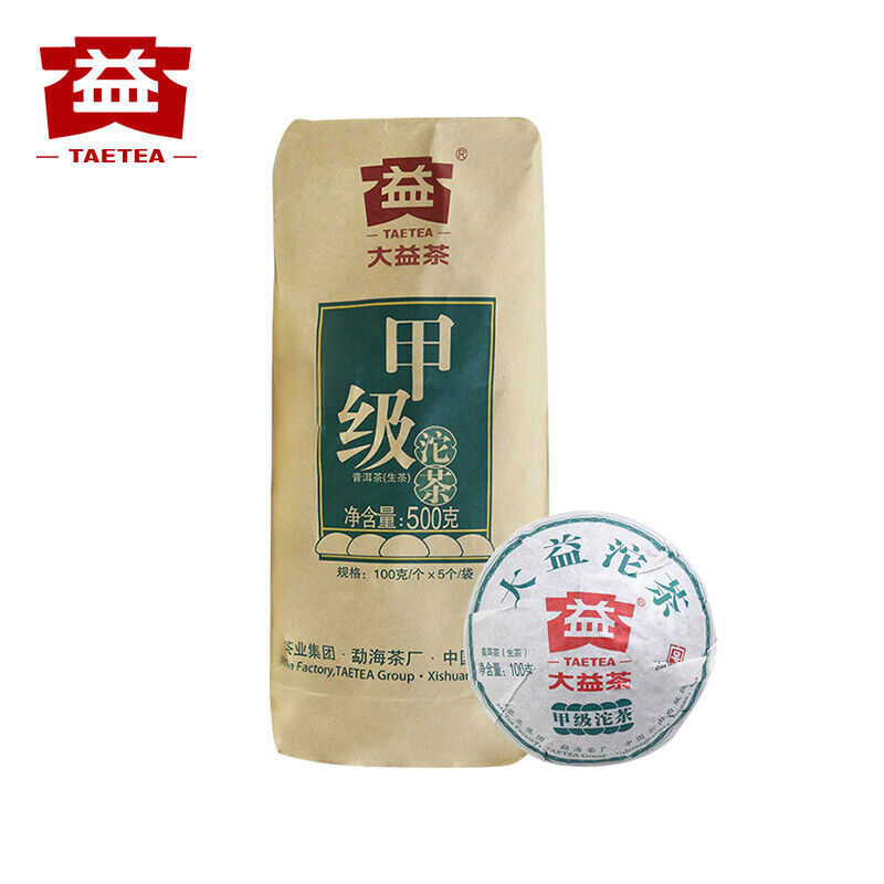 Classic Raw Pu'er Tea Jia Ji Tuo Cha 2018 Menghai Dayi Pu-erh Tea Raw Puer 500g