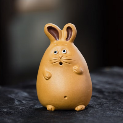 Yixing Purple Clay Tea Pet Cute Cat Zisha Tea Accessories