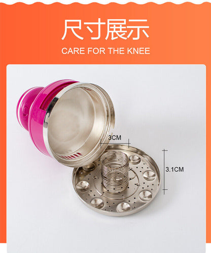 Electric Massage Moxibustion Box Portable Wormwood Roll Mugwort Moxa Tool 艾灸艾条艾草