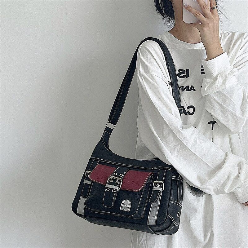 PU Leather Shoulder Bag tote Women's Bag Large Capacity Handbag Bag Female