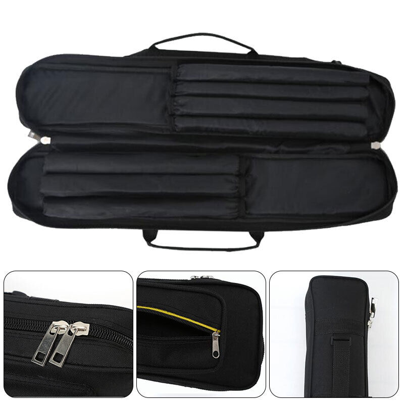 Portable Flute Bag Backpack Canvas Flute Storage Case Instrument Accessories